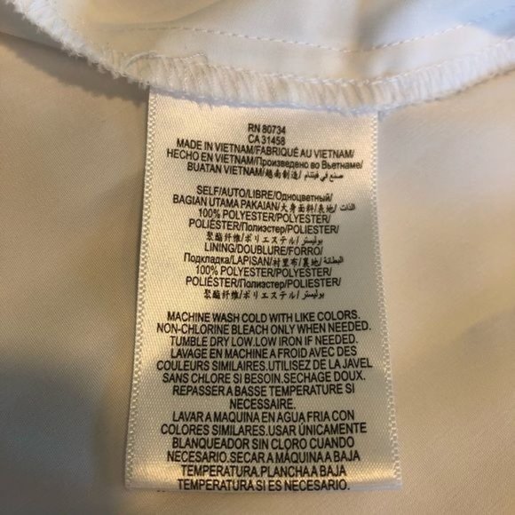 BCBG WOMEN’S WHITE  FLOWY DRESS! Perfect rehearsal, bridal shower dress - Picture 9 of 11